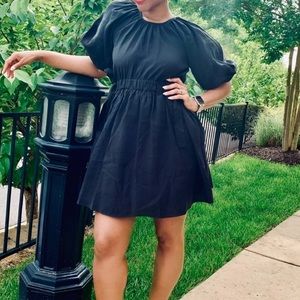 ZARA BLACK MINI WITH TIES ON SIDES